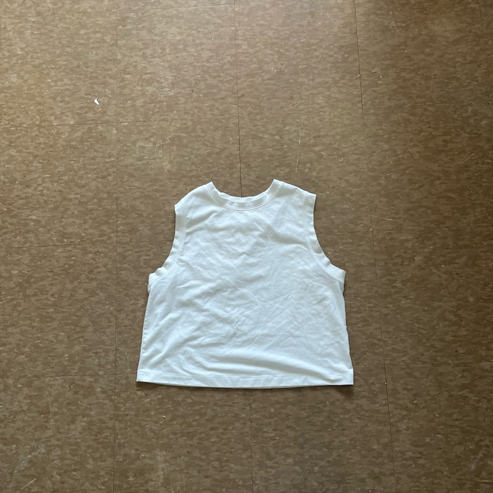 Classic White Sleeveless Top